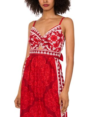 Twist Front Maxi Dress