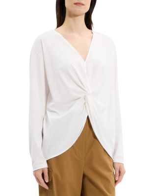 Relaxed Twist Front Top