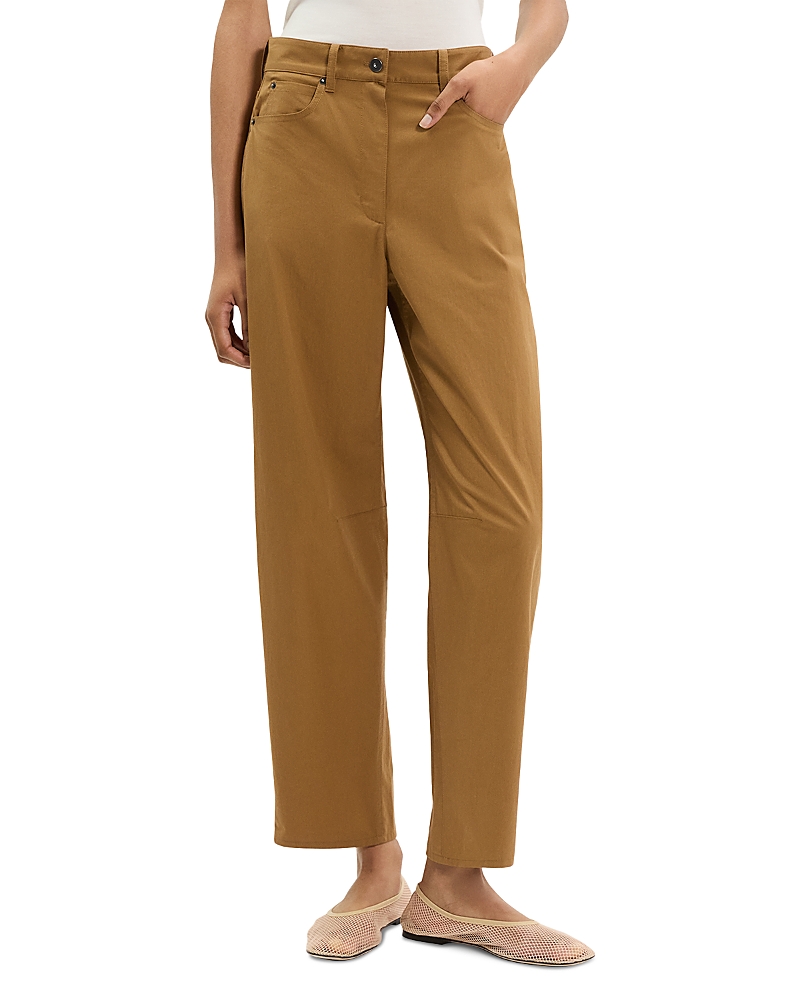 Theory Barrel Pant In Cotton Twill