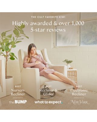 Kiwi Teddy Loop Electronic Recliner and Swivel Glider with USB Port