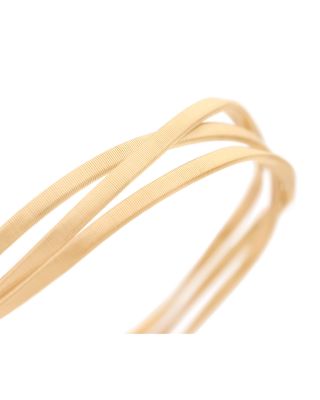 18K Yellow Gold Marrakech 3 Strand Coil Bracelet