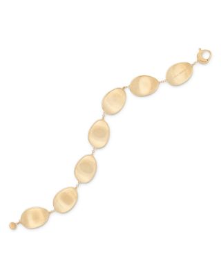 18K Yellow Gold Lunaria Petal Link Bracelet
