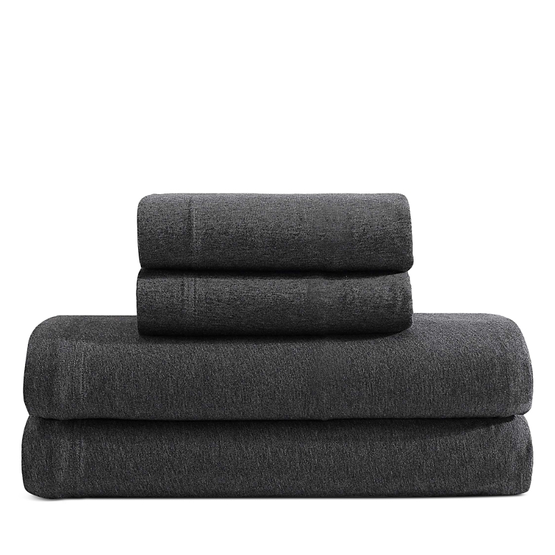 Calvin Klein Modern Melange Jersey Sheet Set, Twin In Blue