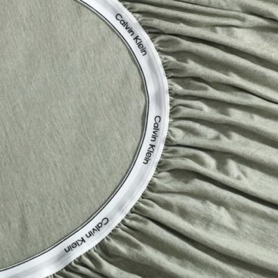 Modern M&eacute;lange Jersey Sheet Set, Twin