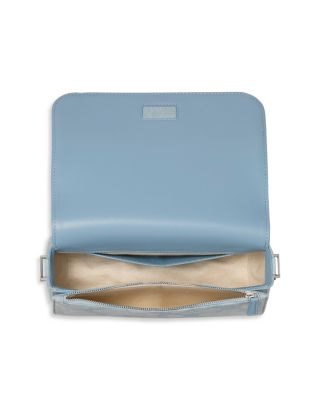 Liv Printed Denim Small Flap Crossbody