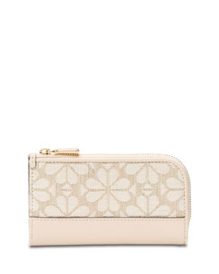 Devin Spade Flower Jacquard Small Slim Bifold Wallet