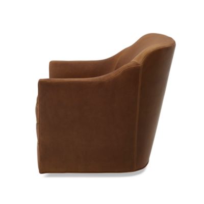Luella Leather Swivel Chair