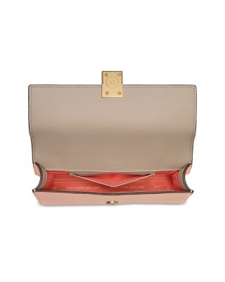 Deco Pebbled Leather Mini Flap Chain Crossbody