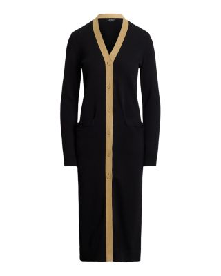 Two Tone Cotton Blend Cardigan