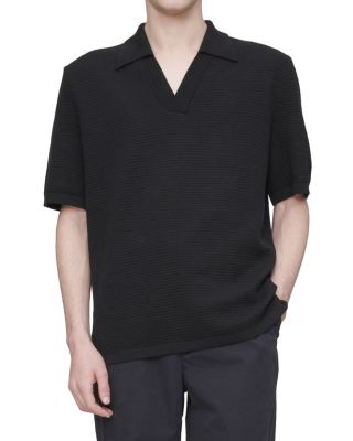 Livio Heathered Polo Sweater