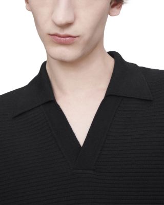 Livio Heathered Polo Sweater