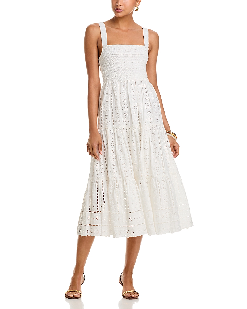 Cara Cara Taormina Eyelet Midi Dress