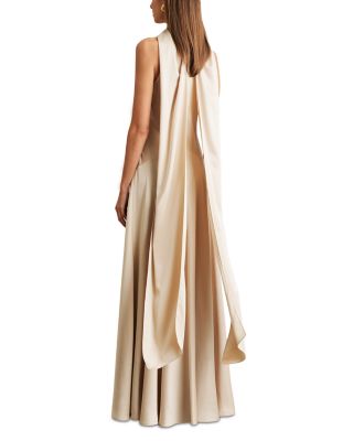 REISS Fae Cape Back Maxi Dress | Bloomingdale's