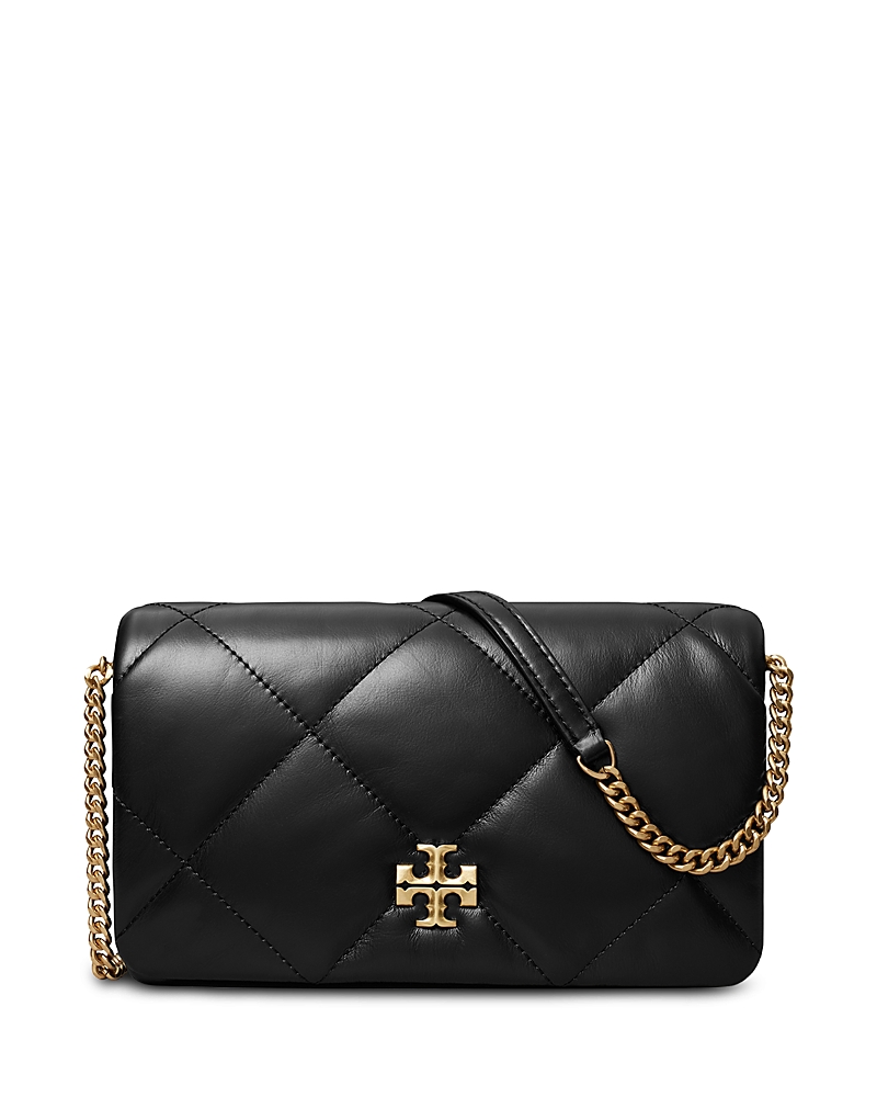 Tory Burch Kira Diamond Quilted Leather Chain Wallet