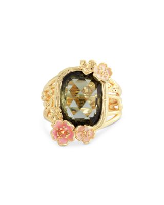 Stone Wildflower Cocktail Ring