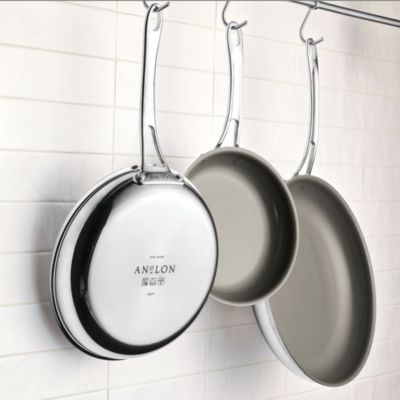 EverLast Stainless Steel Ceramic Nonstick 3 Piece Frying Pan Set