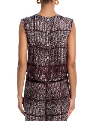 Button Back Cropped Top