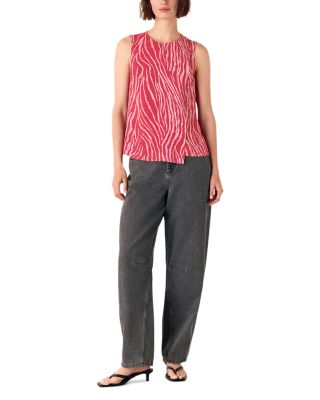 Zebra Layered Tank Top