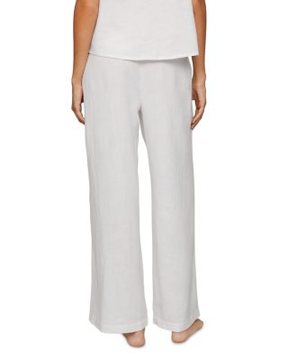 Linen Blend Relaxed Pajama Pants
