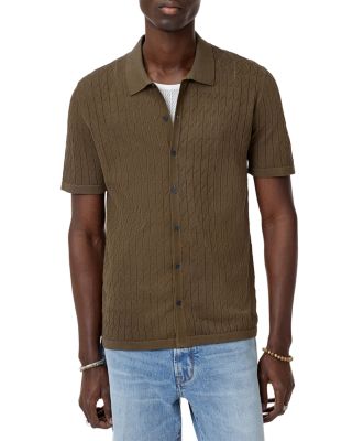 Moore Short Sleeve Regular Fit Textured Sweater