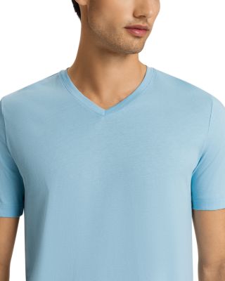 V-Neck Short Sleeve Cotton Pajamas