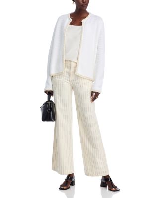 Contrast Trim Cardigan