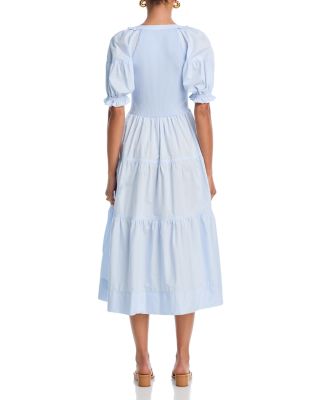 Poplin Jersey Midi Dress - Exclusive