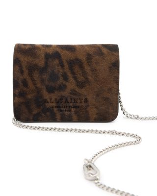 Honore Leopard Print Suede Crossbody
