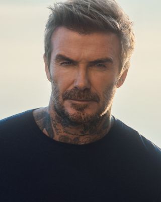 x David Beckham Taut 73 Linen Crewneck Tee