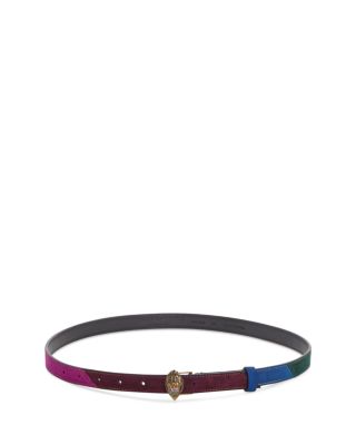 Women&#39;s Rainbow Leather Belt