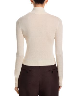 Slim Turtleneck Wool Sweater