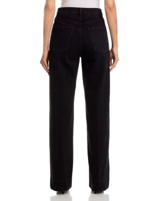 The Streamline High Rise Straight Leg Jeans in Sutro