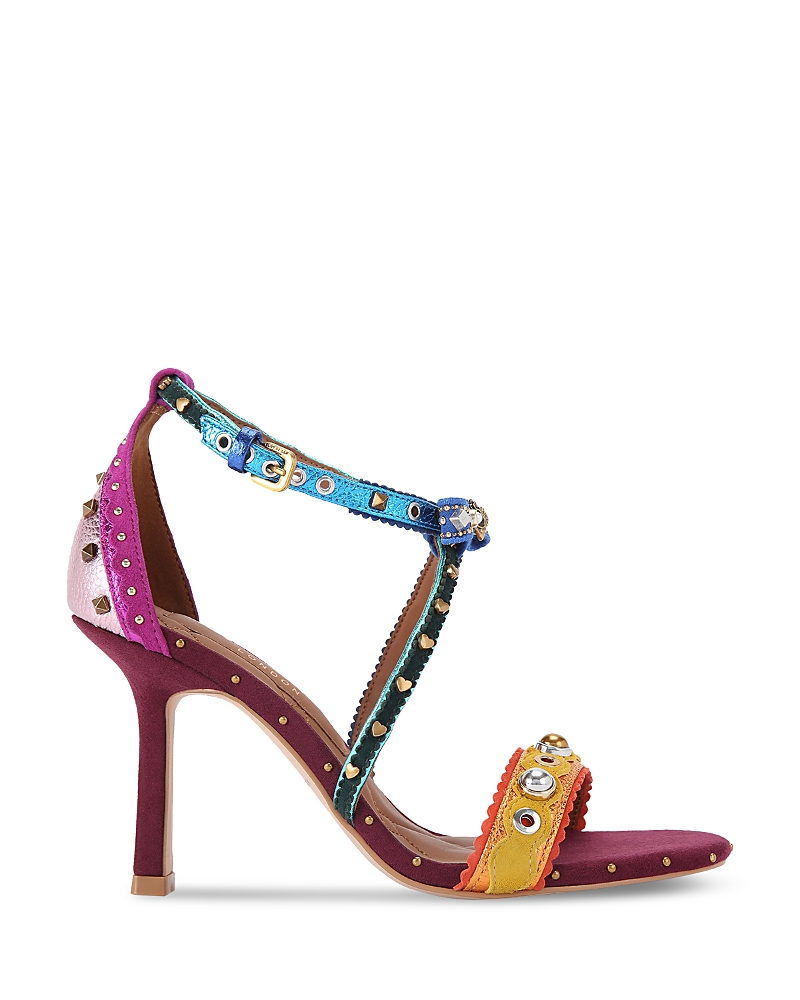 Kurt Geiger London Mini Bow Eyelet Ankle Strap Sandal In Multi