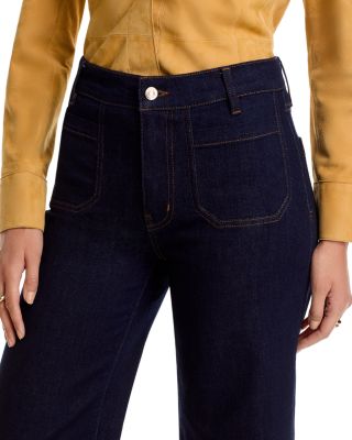 Le Slim Palazzo Modernist Pocket Jeans in Rinse