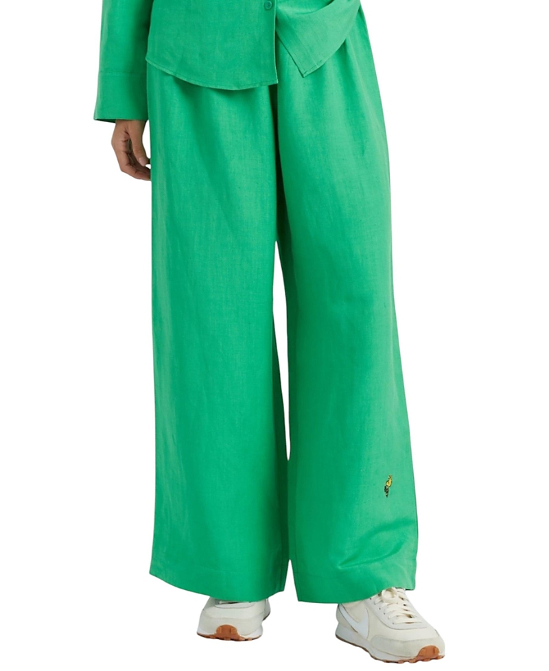 Chinti & Parker Linen-cotton Peanuts Racquet Club Trousers