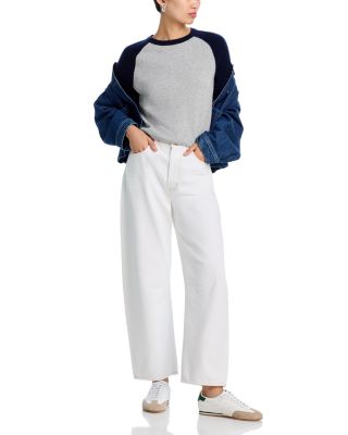 100% Cashmere Raglan Crewneck Sweater - Exclusive