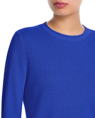 AQUA Rolled Edge Cashmere Sweater - Exclusive