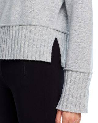 Boxy Mock Neck Cashmere Sweater - Exclusive