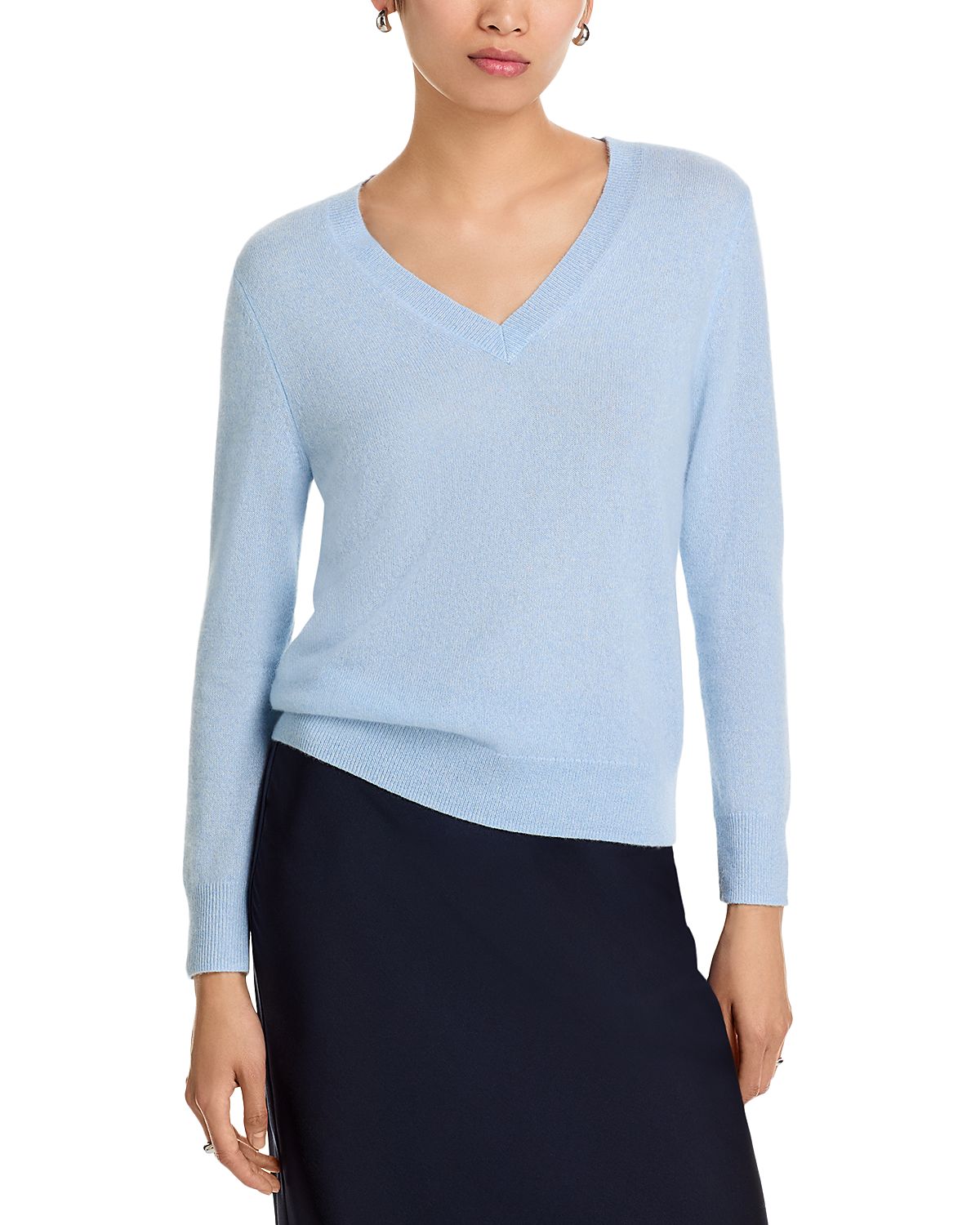 C by Bloomingdale's Cashmere Cashmere V Neck Sweater - Exclusive