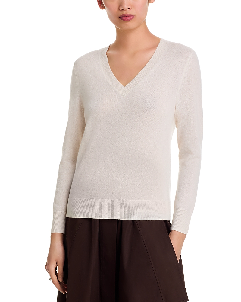 C By Bloomingdale's Cashmere Cashmere V Neck Sweater - Exclusive