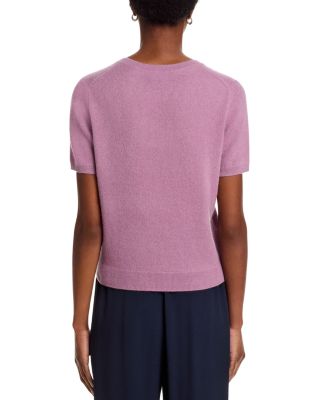 100% Cashmere Short Sleeve Crewneck Sweater - Exclusive