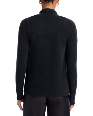 100% Cashmere Drape Front Cardigan - Exclusive