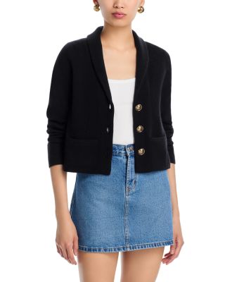 100% Cashmere Novelty Button Blazer - Exclusive