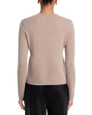 100% Cashmere Rolled Edge Sweater - Exclusive