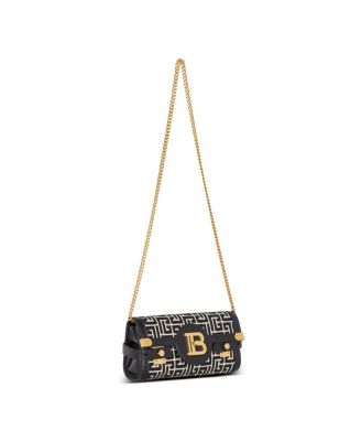B-Buzz Pouch 23 in Monogrammed Jacquard Canvas and Leather