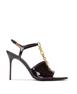 Women's Sync Patent Leather Sandals with Heel