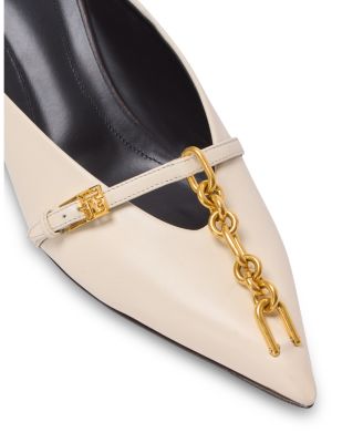 Women's Sync Leather Mules with Pointed Toe