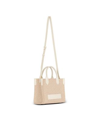 B-Army Monogrammed Canvas and Leather Tote Bag