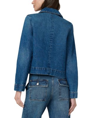 Denim Boxy Zip Jacket