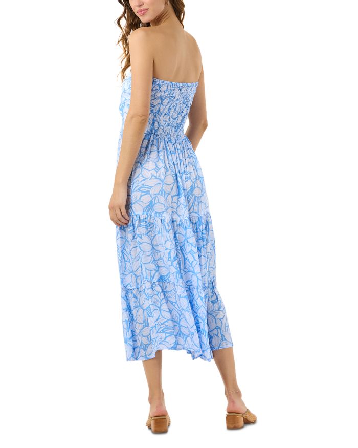 Lei Strapless Tiered Dress